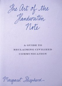 Handwritten note copy