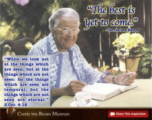 CORRIE The best is yet to come