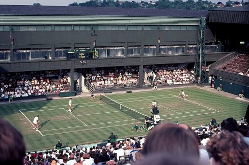 Men's Doubles match - John Newcombe_Tony Roche vs. Casal_Hocevar