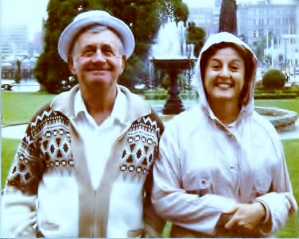 DiVoran and Dad with coats