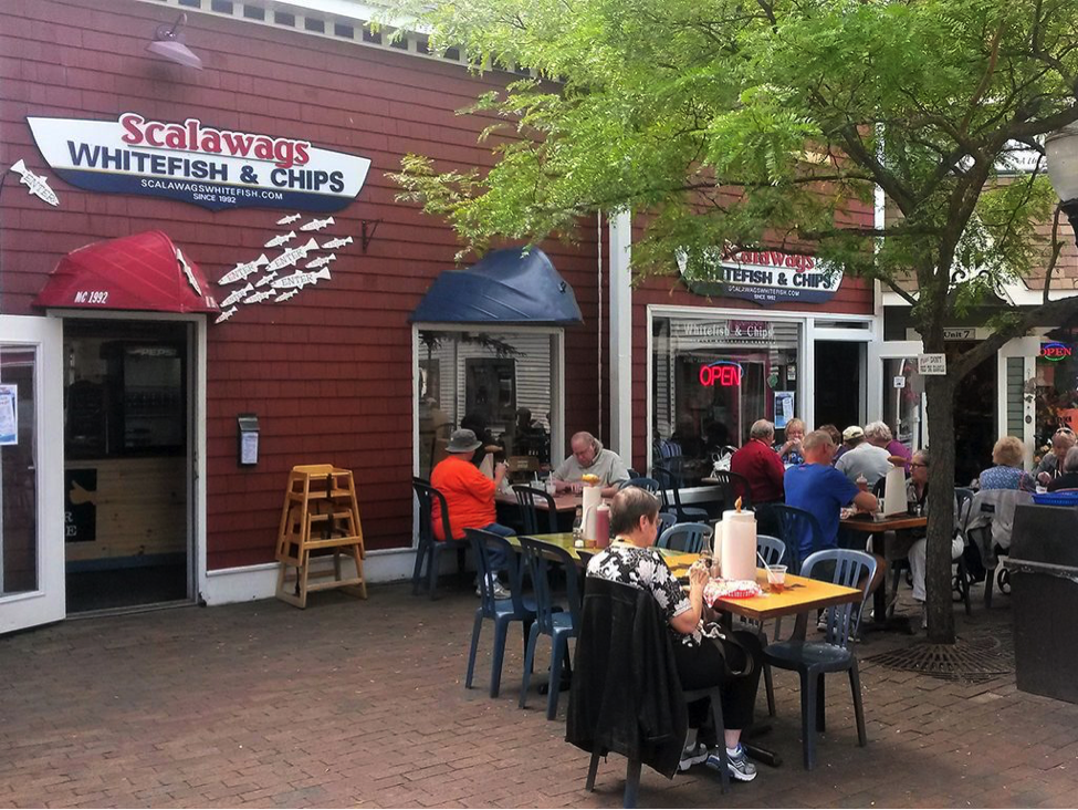 Description: Image result for scalawags whitefish & chips mackinaw city mi