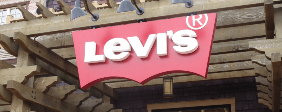 Description: Levi's sign